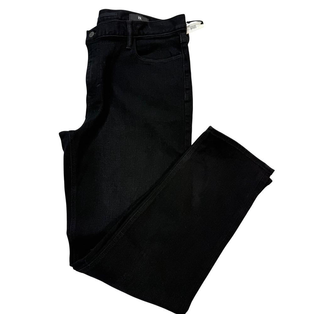 Banana Republic Slim Jeans NWT Mens 40x34 Black New Stretch Cotton Tencel Denim